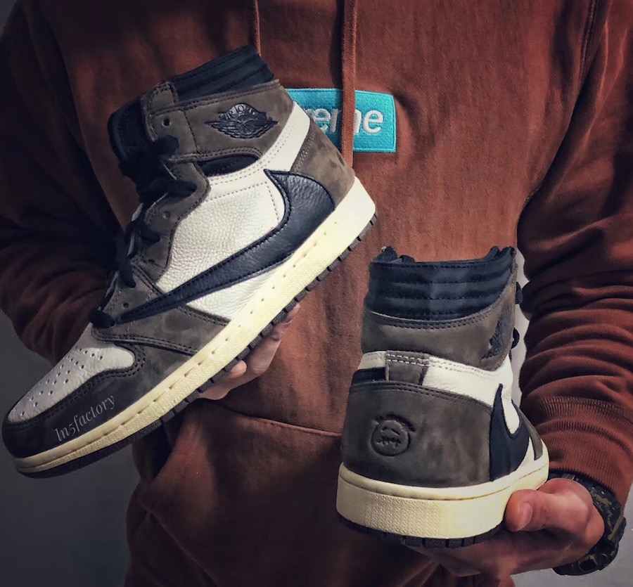 drop jordan 1 travis scott
