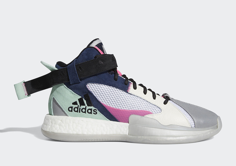 adidas Trifecta EG6875 Collegiate Navy Shock Pink colorway