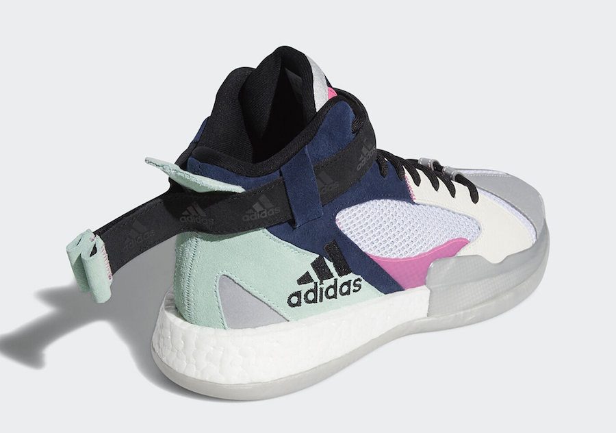 adidas Trifecta EG6875 Navy Pink alternate angle view