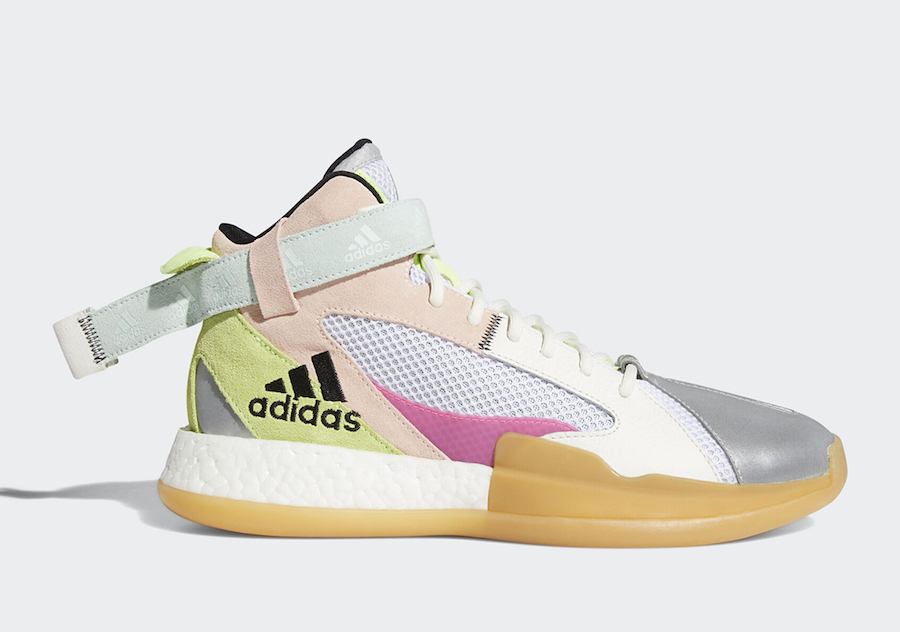 adidas Trifecta EG6876 Clear Orange colorway basketball shoe