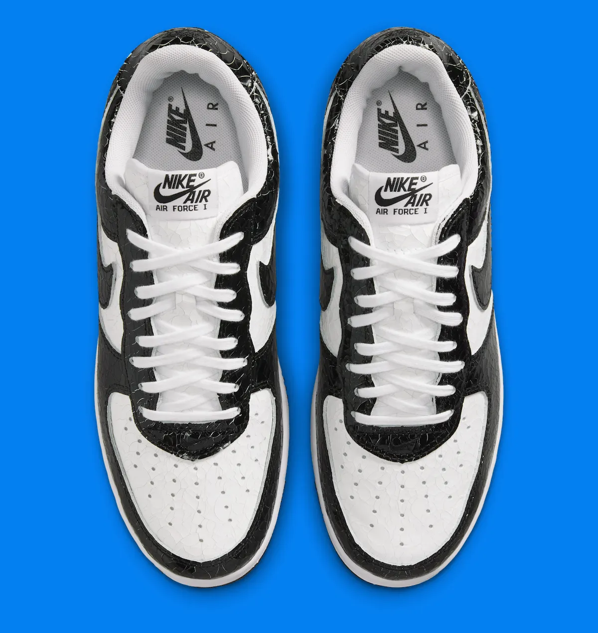 Nike Air Force 1 01 Cracked Leather pack both colorways side by side comparison