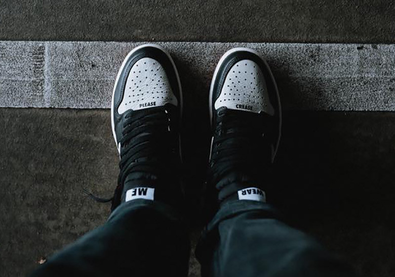 Air Jordan 1 Not For Resale pair shot both shoes