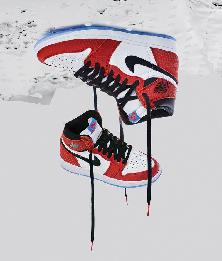 Air Jordan 1 Origin Story halftone dot texture detail