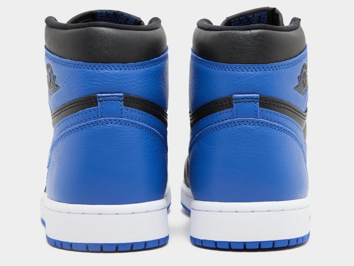 Air Jordan 1 High OG Royal 2026 showing white midsole and blue outsole
