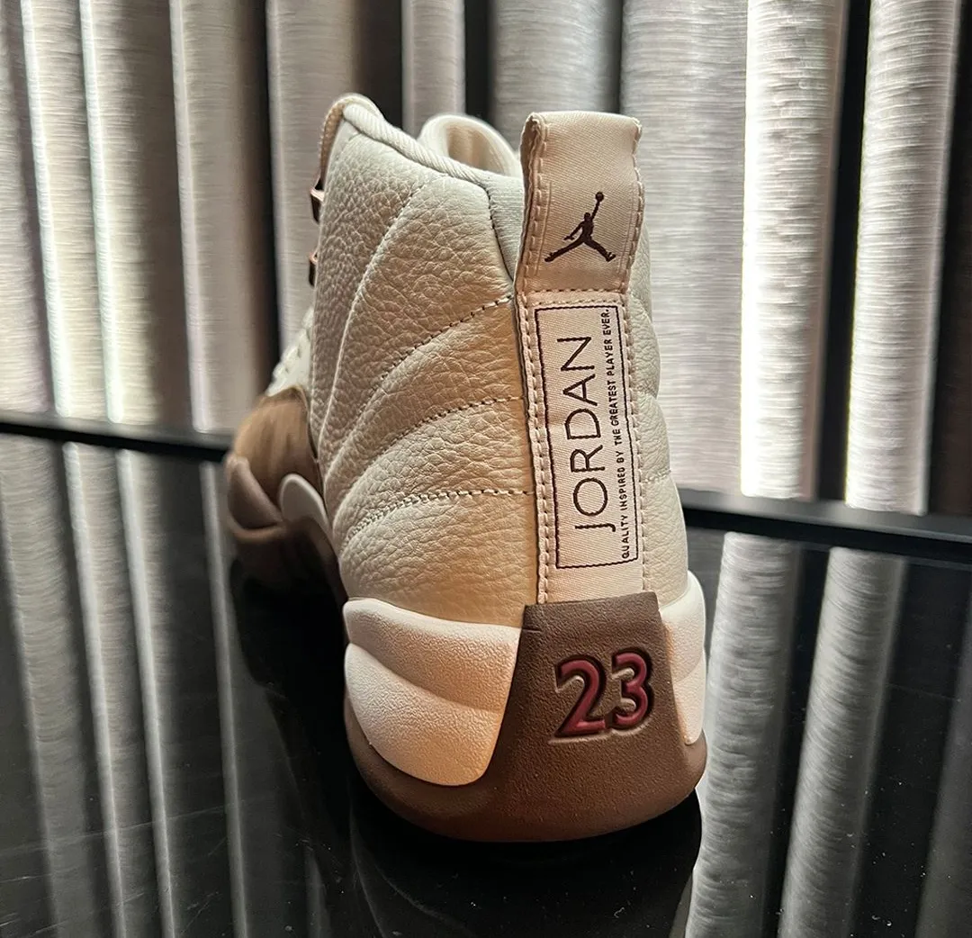 Air Jordan 12 Fireside back view showing heel 23 branding