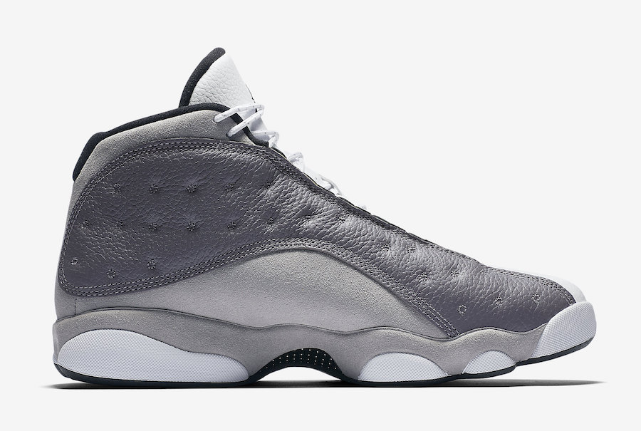 Air Jordan 13 Atmosphere Grey 414571-016 detailed material close-up