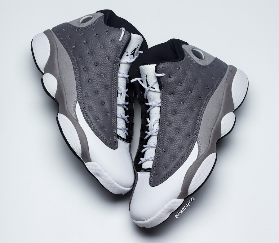 Air Jordan 13 Atmosphere Grey 414571-016 alternate angle product shot