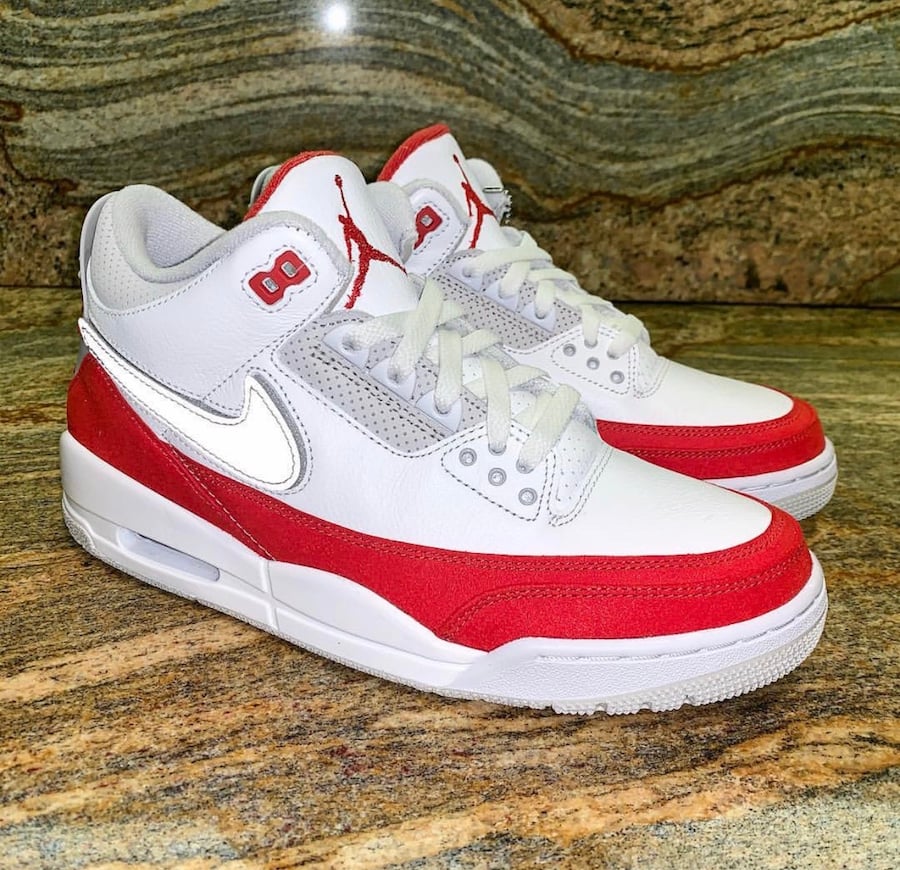Air Jordan 3 Tinker Air Max 1 University Red back heel Nike Air branding