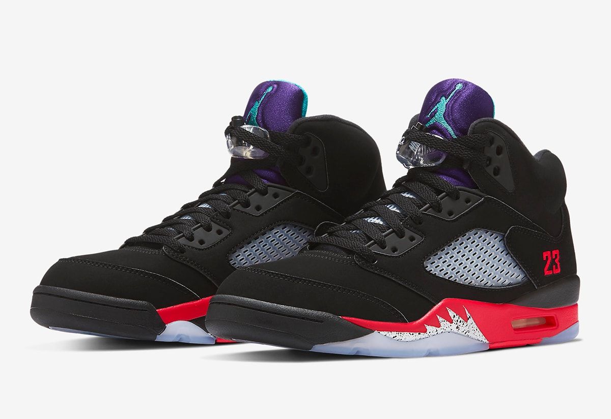 Air Jordan 5 Top Three CZ1786-001 side profile