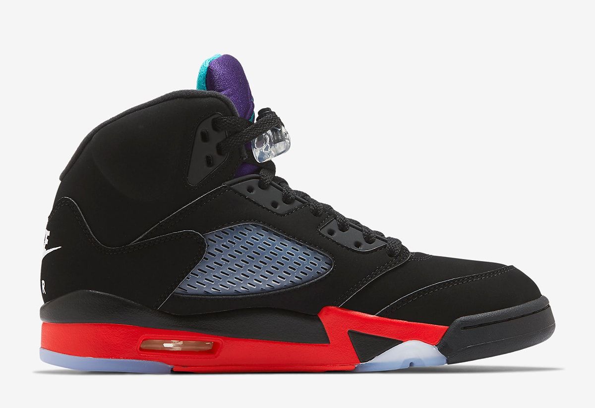 Air Jordan 5 Top Three CZ1786-001 heel detail
