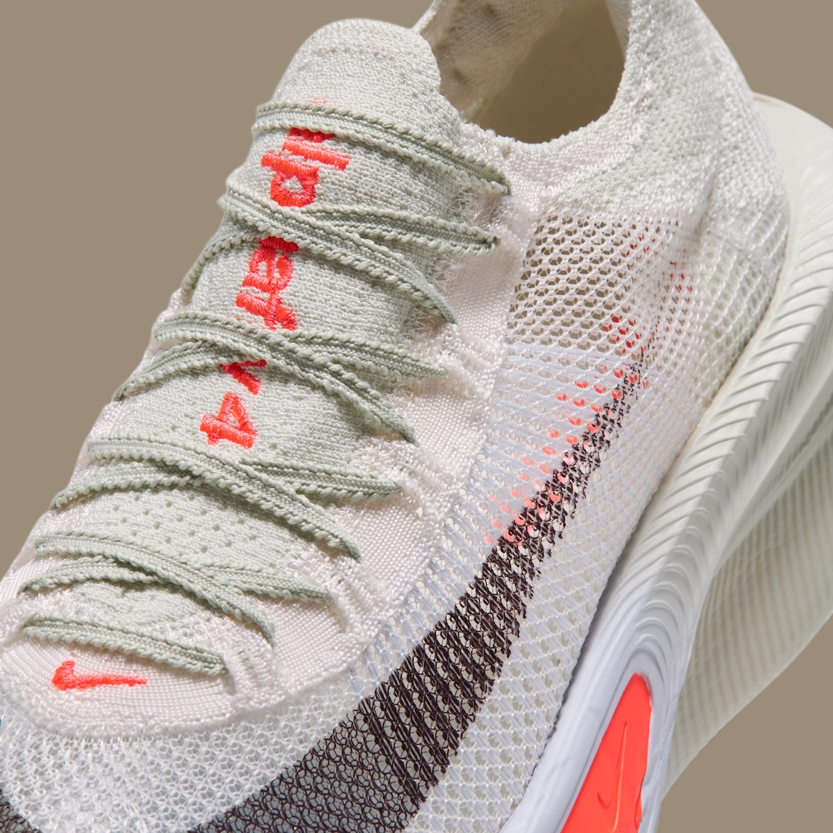 Nike AlphaFly 4 angled view showing full shoe profile and colorway details
