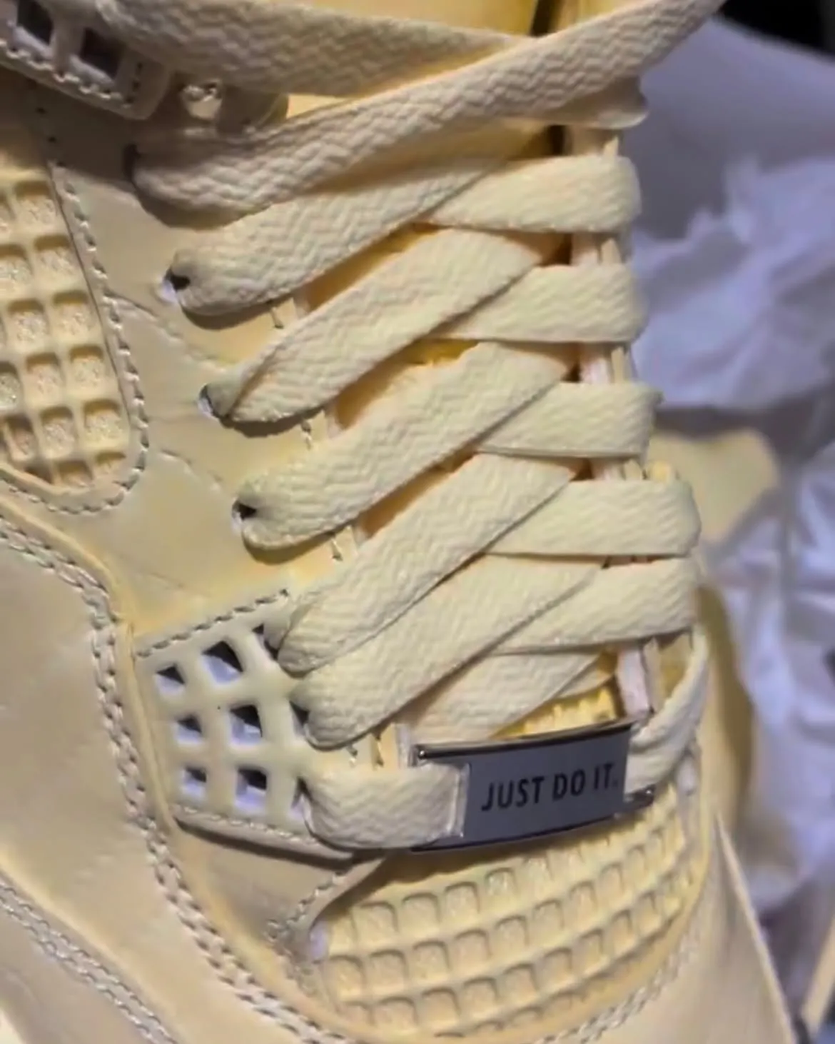 J Balvin x Air Jordan 4 Lemonade pair