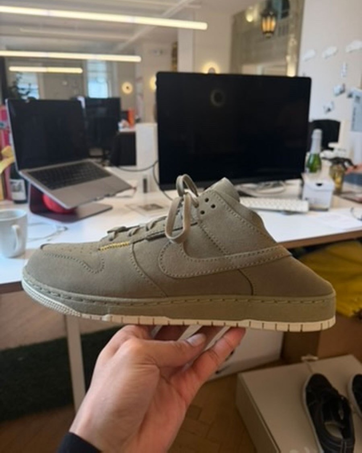 Union LA x Nike Dunk Low Bamboo side view