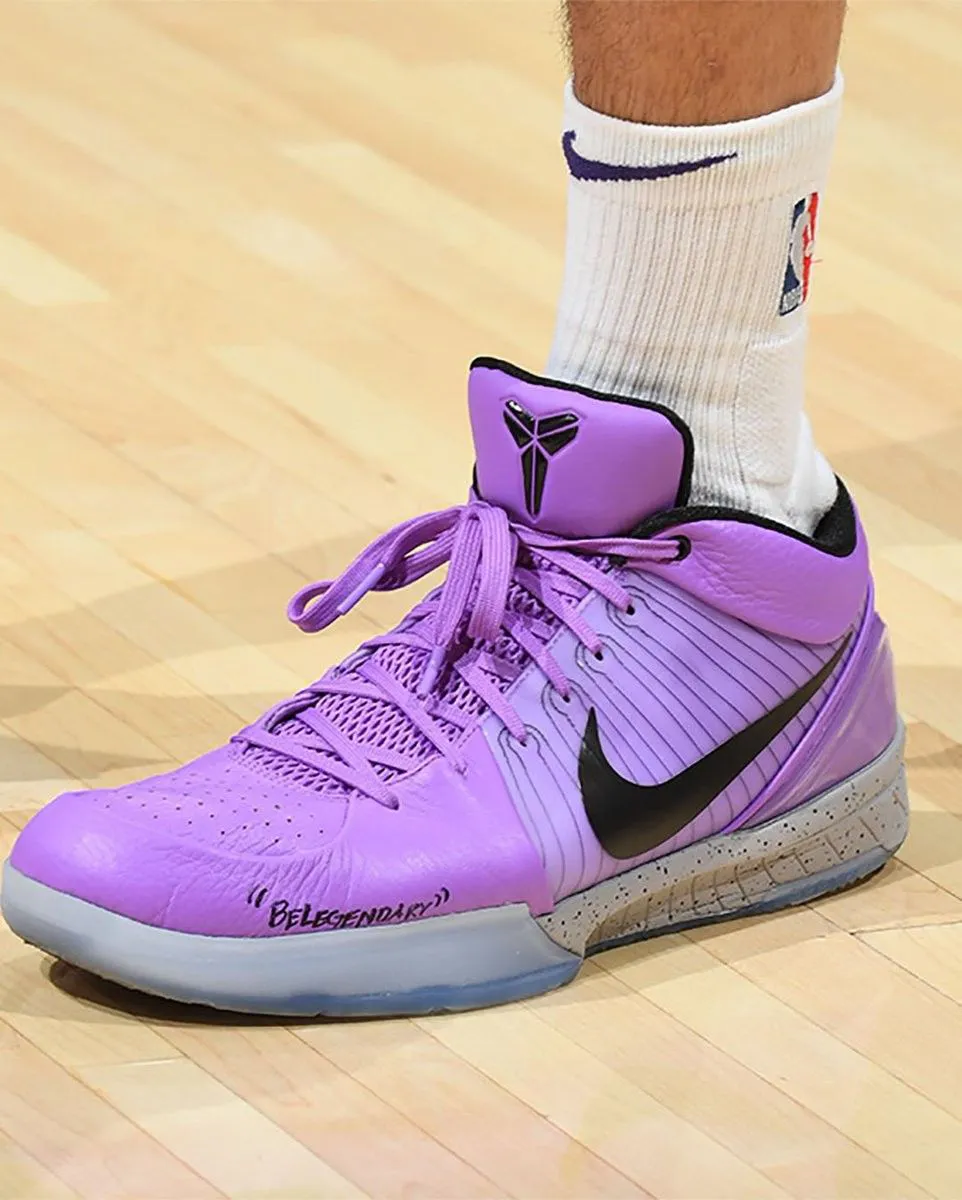 Devin Booker wearing Nike Kobe 4 Be Legendary PE during 2021 NBA Finals