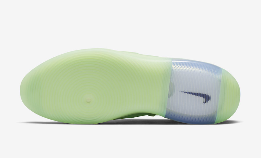Nike Air Fear of God 1 Frosted Spruce AR4237-300 side profile view
