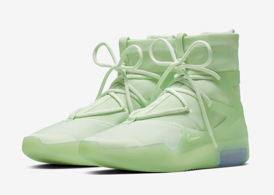 Nike Air Fear of God 1 Frosted Spruce AR4237-300 outsole and cushioning detail