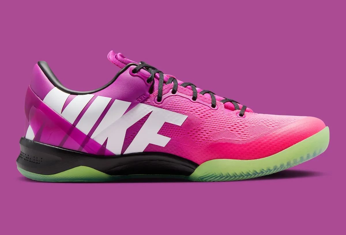 Kobe 8 Protro Mambacurial medial side with NIKE branding