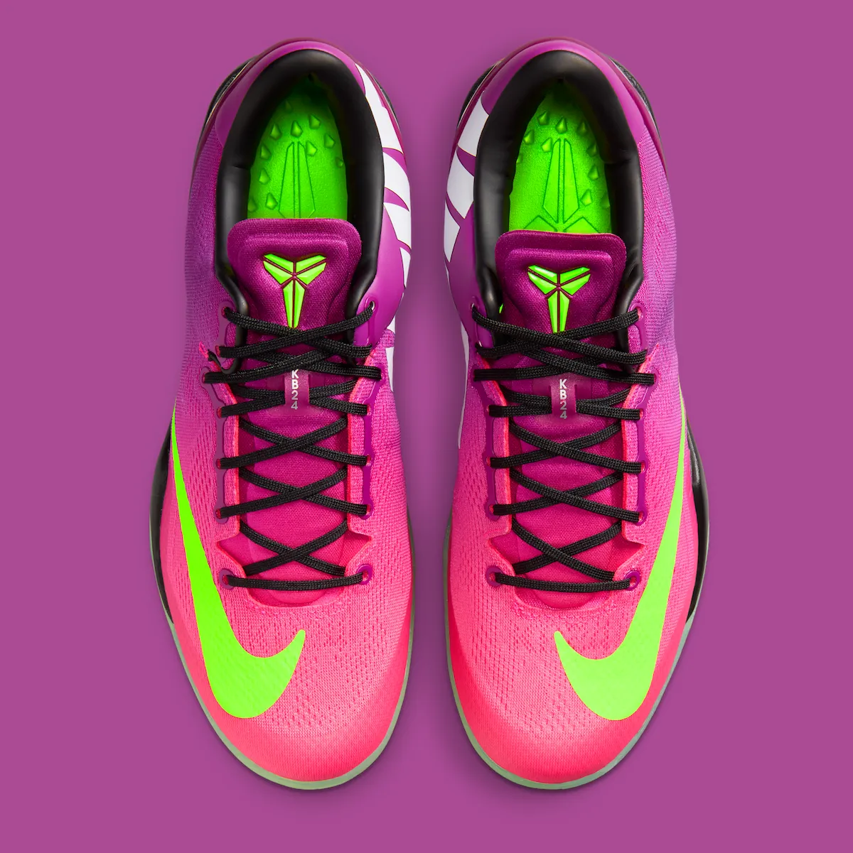 Kobe 8 Protro Mambacurial heel detail with translucent counter
