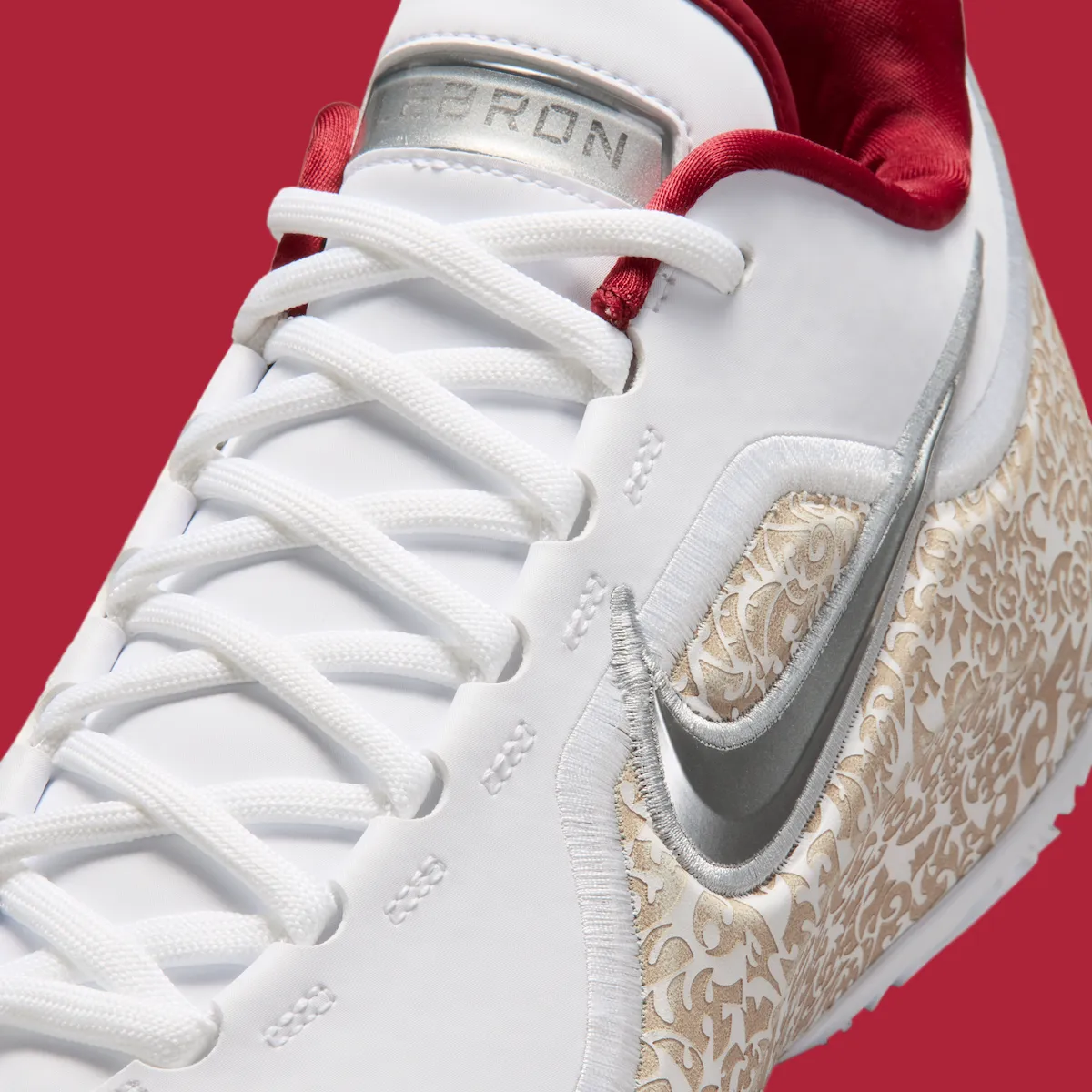 Nike LeBron 23 Laser heel view with branding