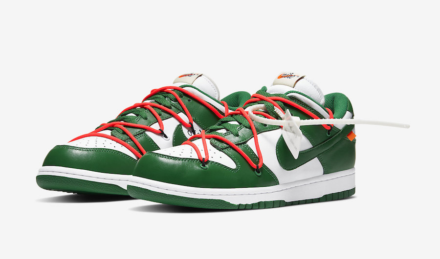 Off-White x Nike Dunk Low Pine Green CT0856-100