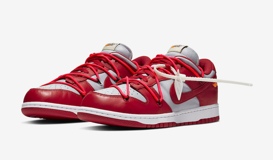 Off-White x Nike Dunk Low University Red CT0856-600