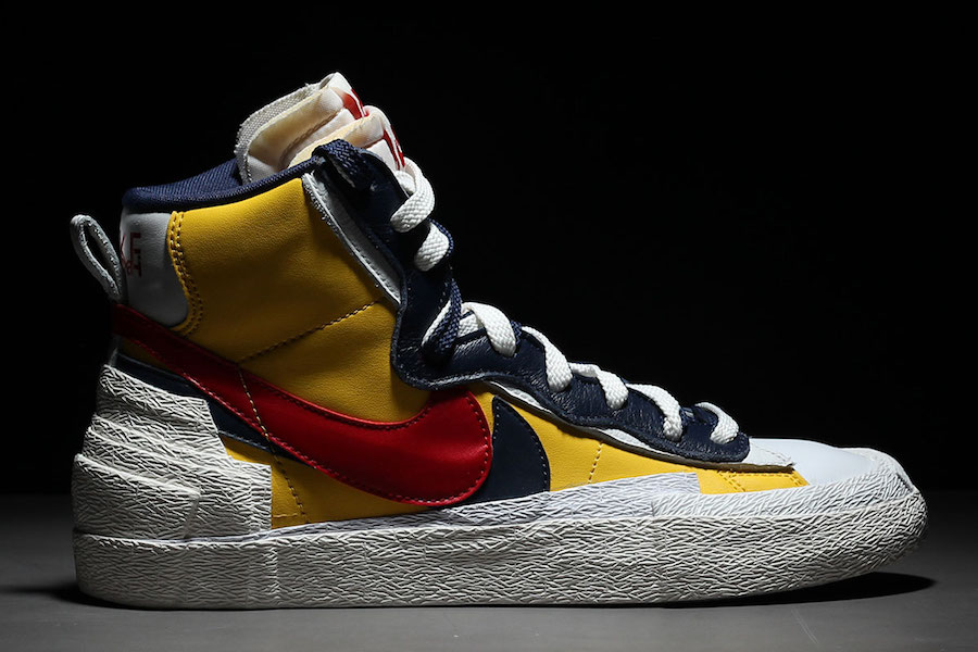 Sacai x Nike Blazer Mid Yellow BV0072-700
