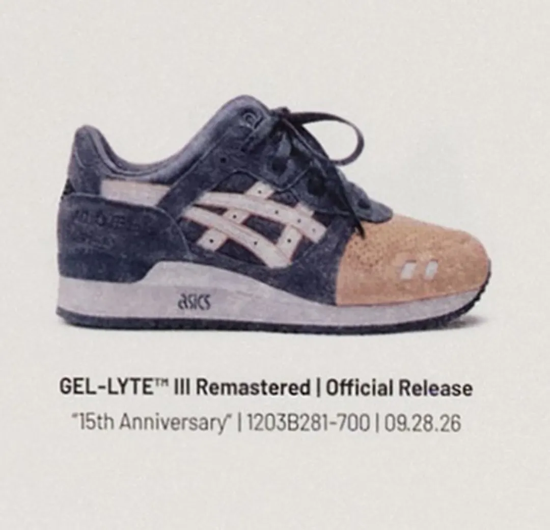 Kith x ASICS Gel-Lyte III Salmon Toe Remastered