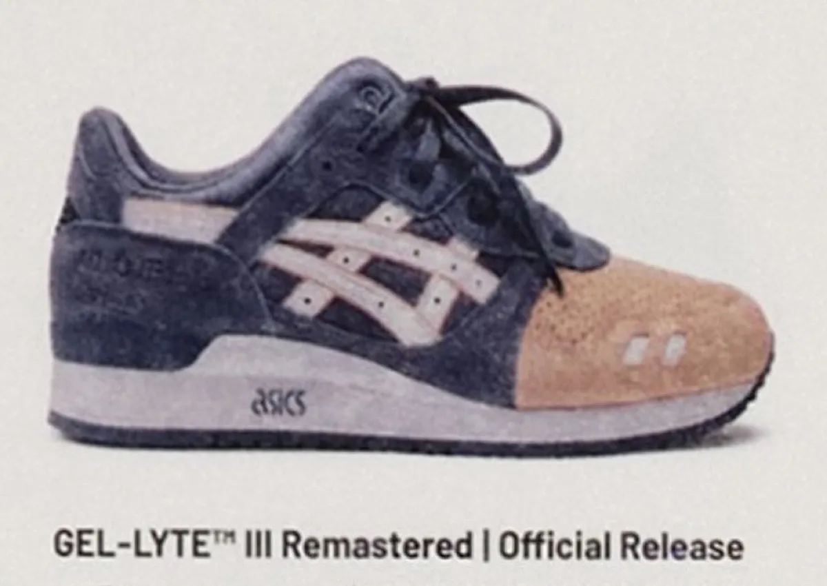 Kith x ASICS Gel-Lyte III Salmon Toe pair