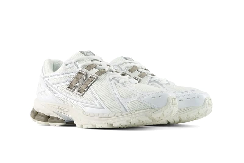 New Balance 1906R White grey N-Lock logo side profile