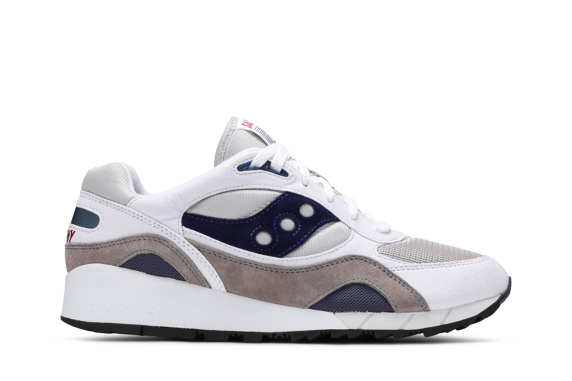 Saucony Shadow 6000 White Navy main product shot
