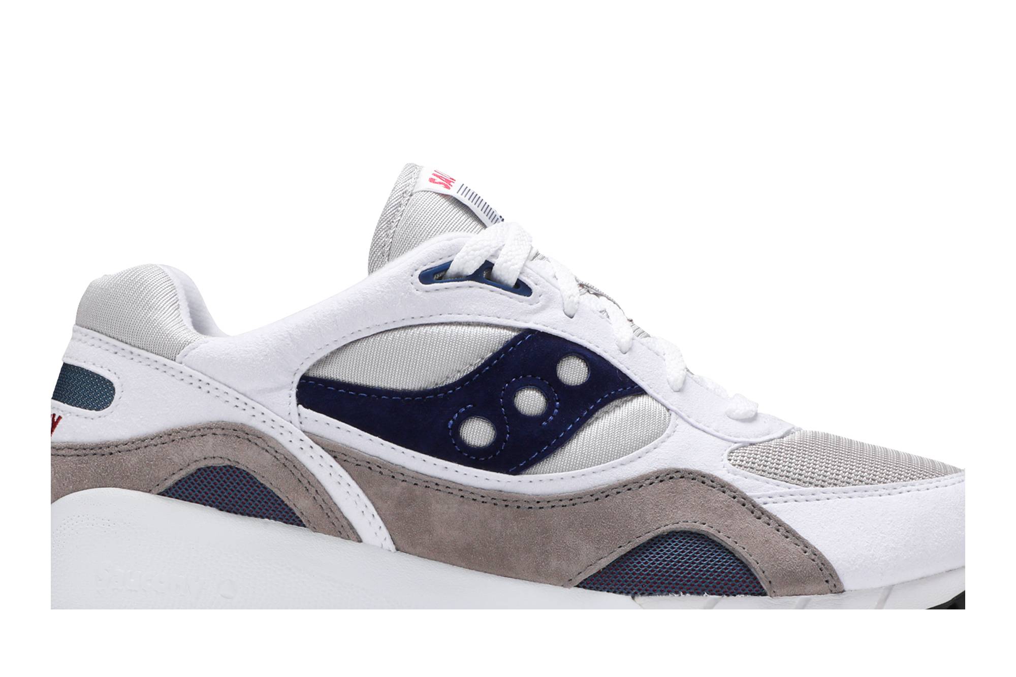 Saucony Shadow 6000 suede and mesh upper construction