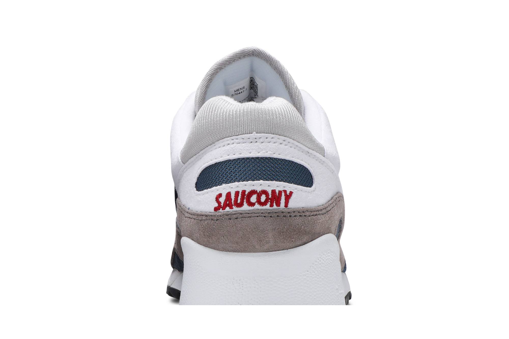 Saucony Shadow 6000 toe box materials close up