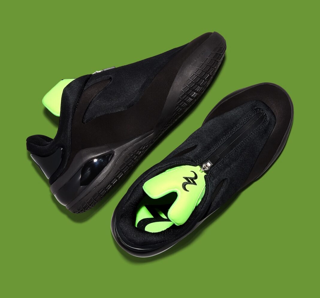 Converse SHAI 001 Shroud Shock A23975C-004 back view showing glossy heel details