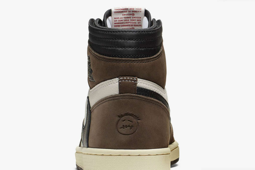 Travis Scott x Air Jordan 1 High OG Mocha detail