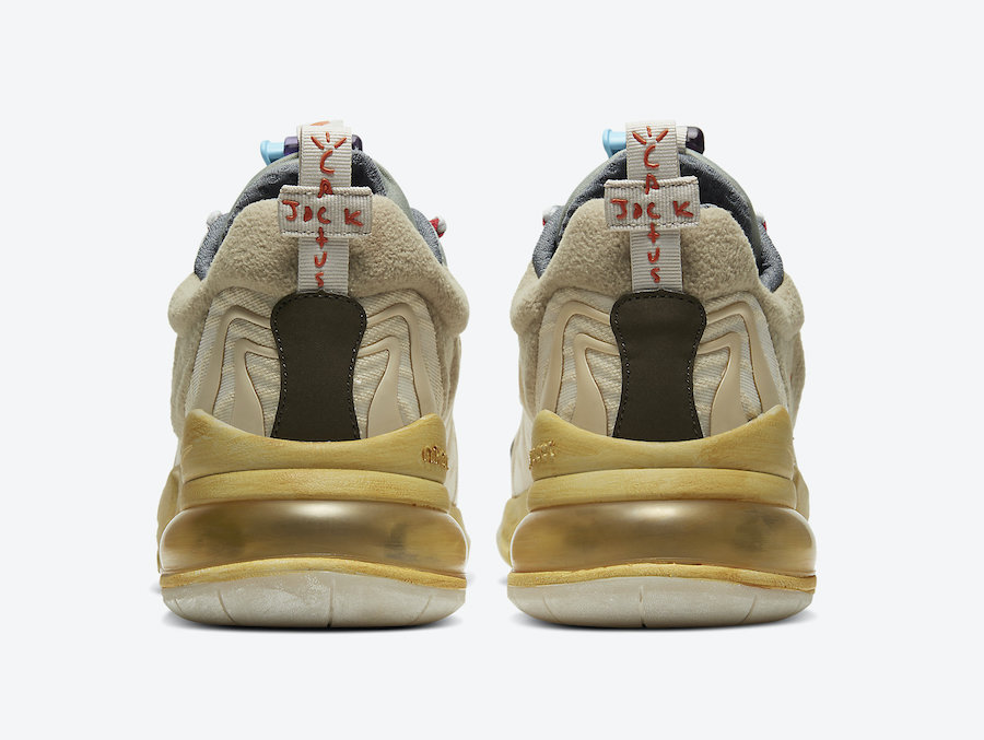 Travis Scott Nike Air Max 270 React Cactus Trails pair