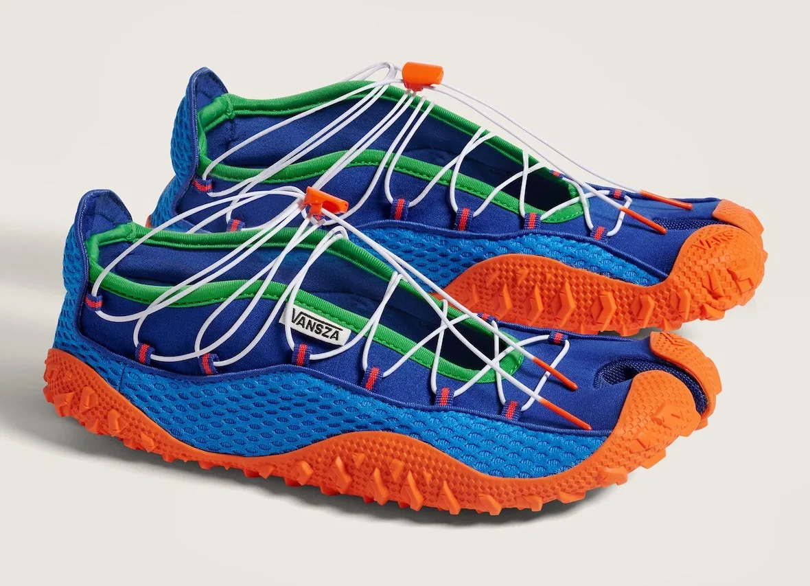 Vans x SZA LX Tabi Hiker blue orange green