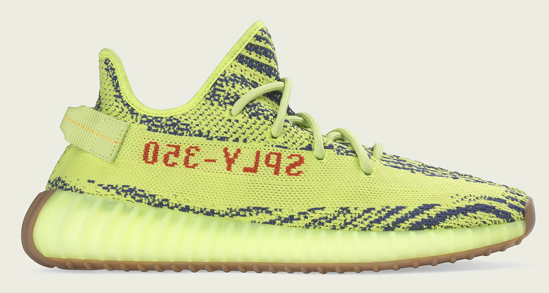 adidas Yeezy Boost 350 V2 Semi Frozen Yellow side profile